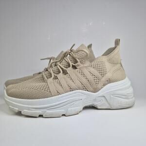 Topstatic Women’s Casual Running Shoes Size 8, Beige